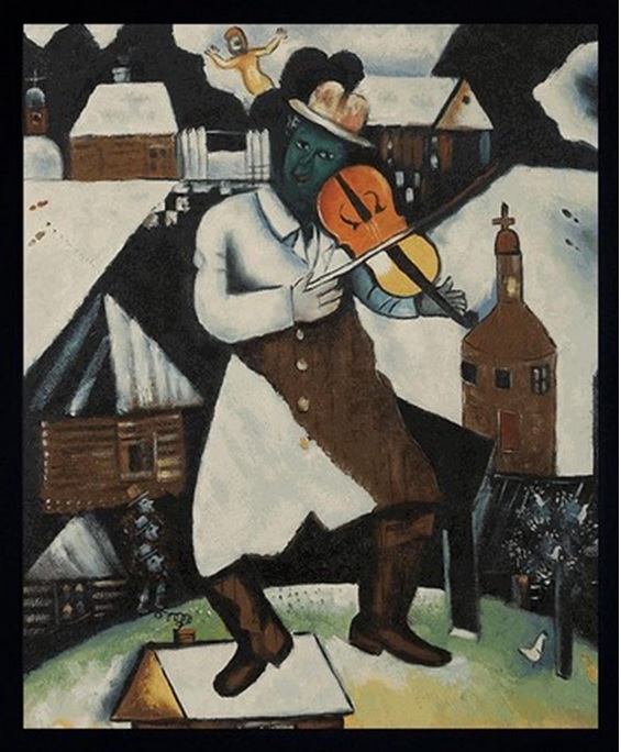 Goede Marc Chagall (1887-1985) – Le Violoniste (1912) | Frits de Klerk XJ-31